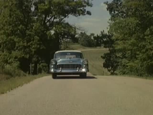 Экранная реклама Chevrolet 1955 года
